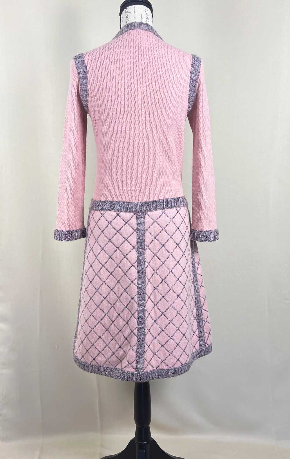 Product Details Chanel Pink Knitted Dress with Ca… - image 10