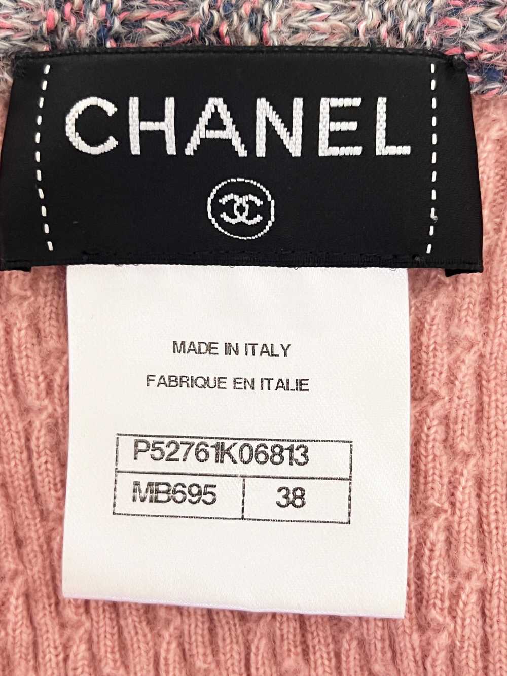 Product Details Chanel Pink Knitted Dress with Ca… - image 9