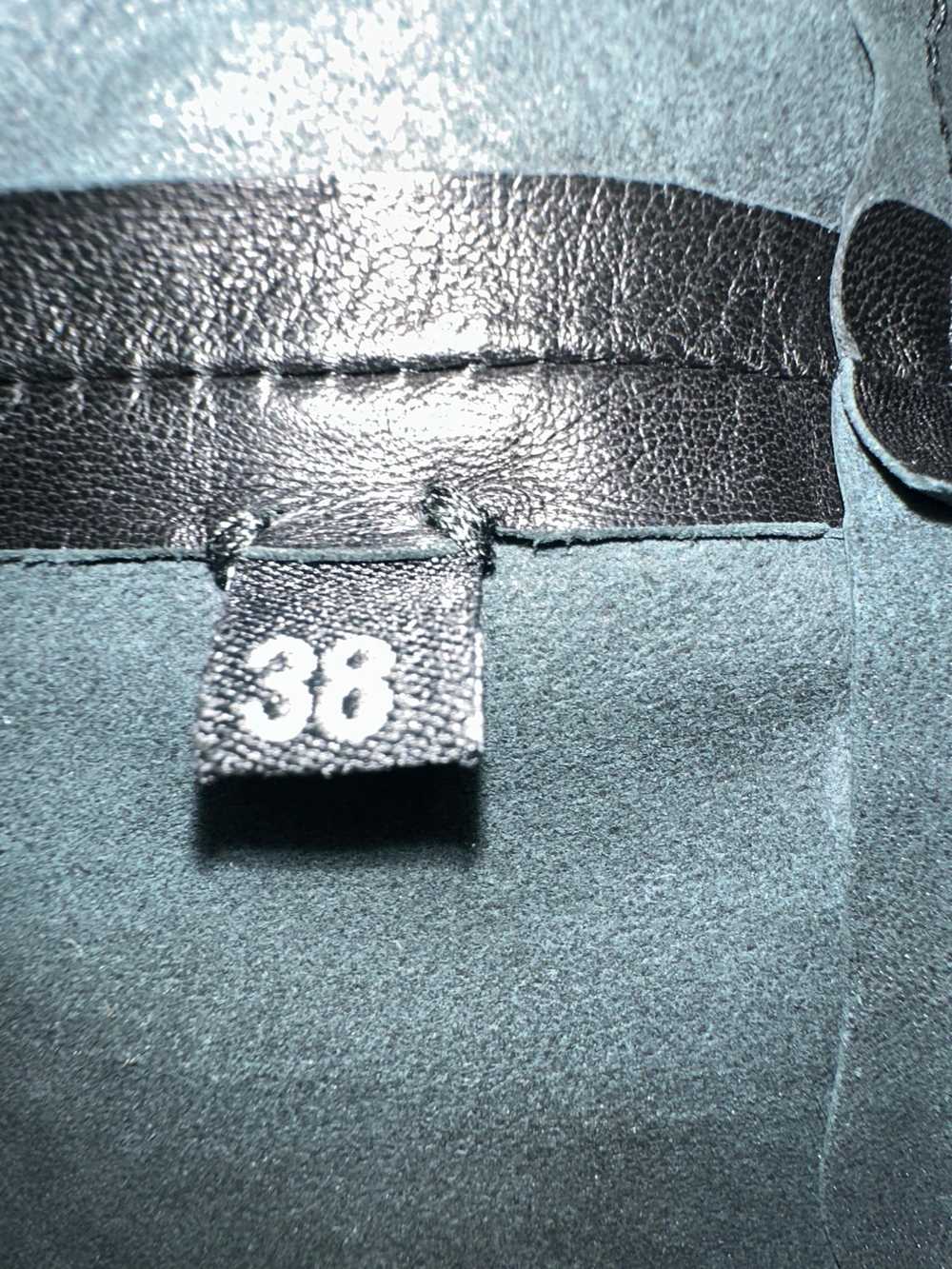 Product Details Gucci Black Leather Bomber Jacket - image 6