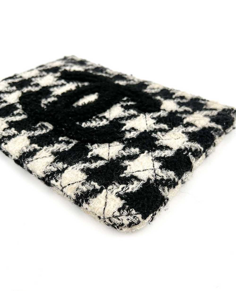 Product Details Houndstooth Tweed Zip Pouch - image 4
