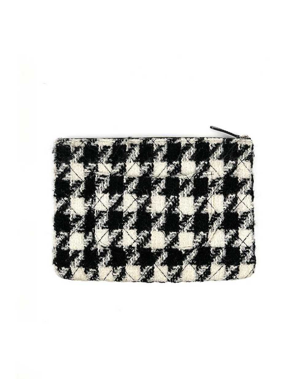 Product Details Houndstooth Tweed Zip Pouch - image 5