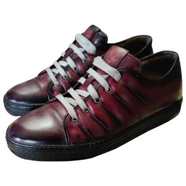 Berluti Leather low trainers - image 1