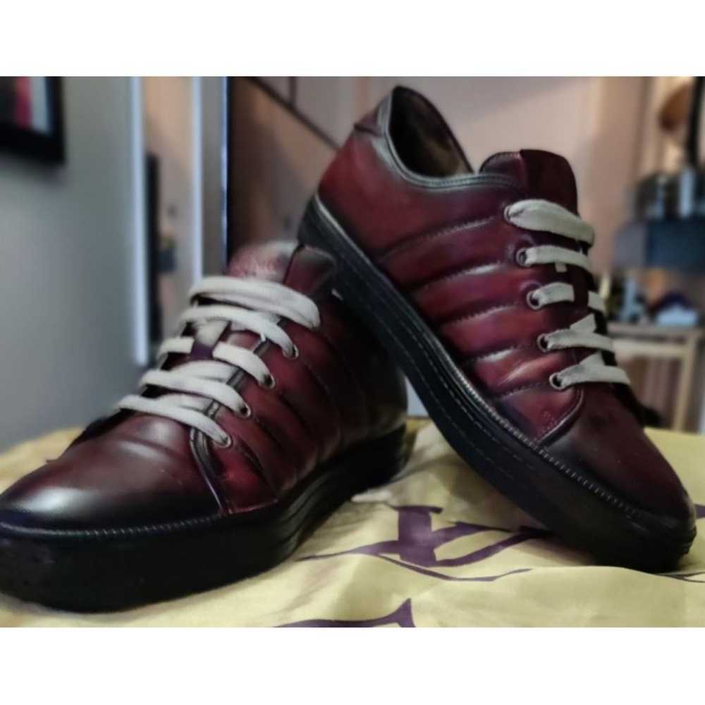 Berluti Leather low trainers - image 4