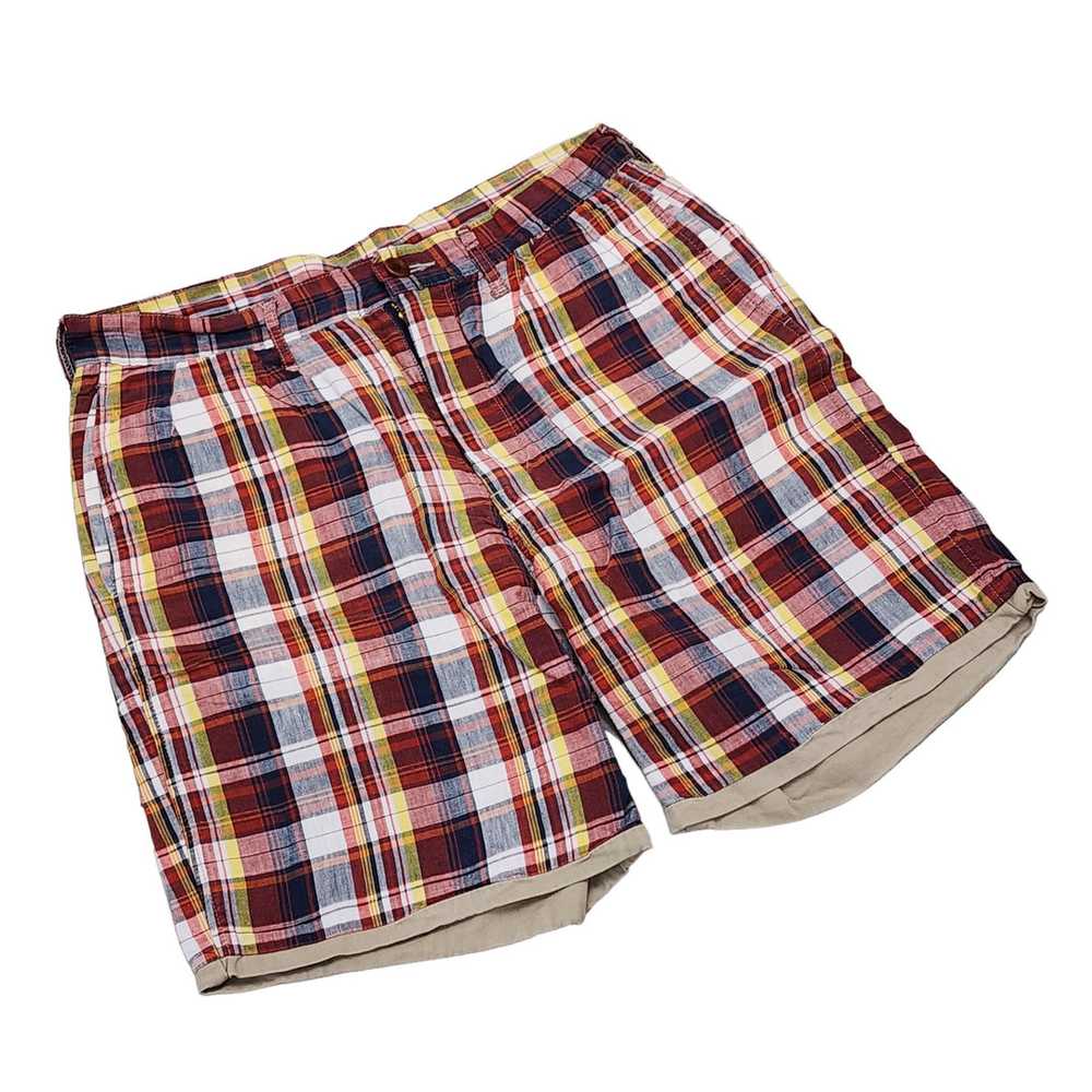M KAPITAL Shorts Linen Madras PLAID - image 2