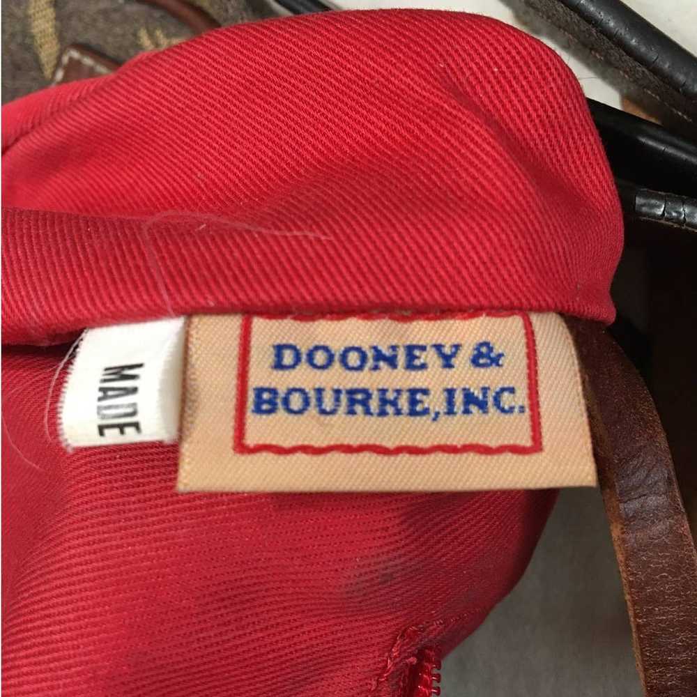 Vintage Y2K Dooney & Bourke Hand Bag Purse Canvas… - image 4