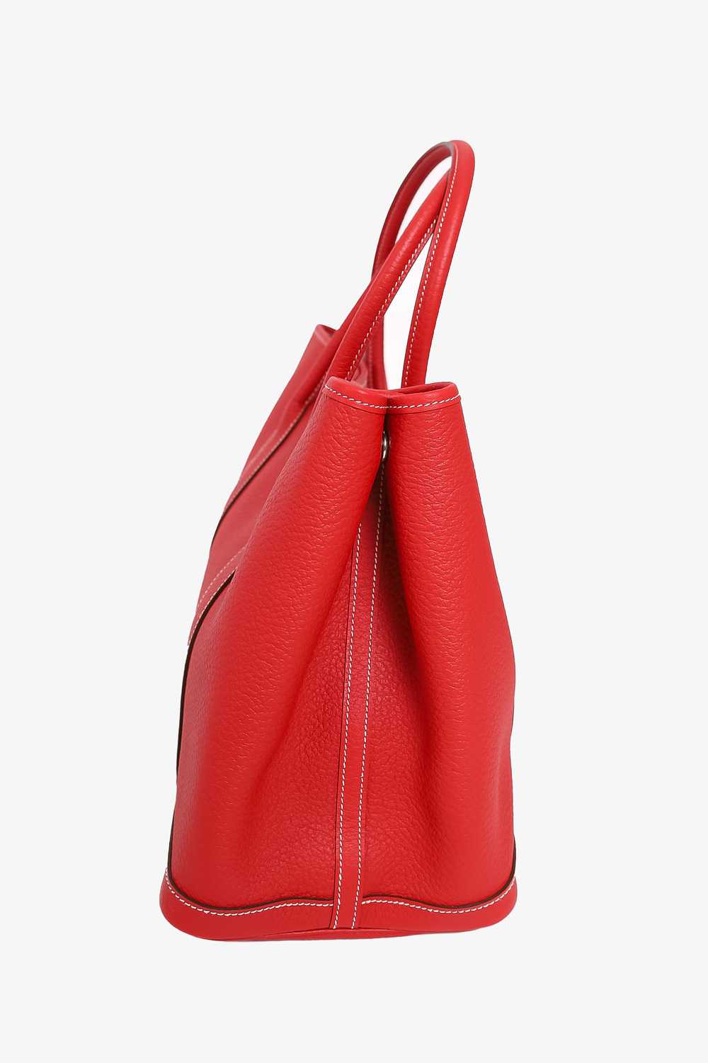 Hermès 2013 Red Negonda Garden Party 36 Tote Bag - image 8