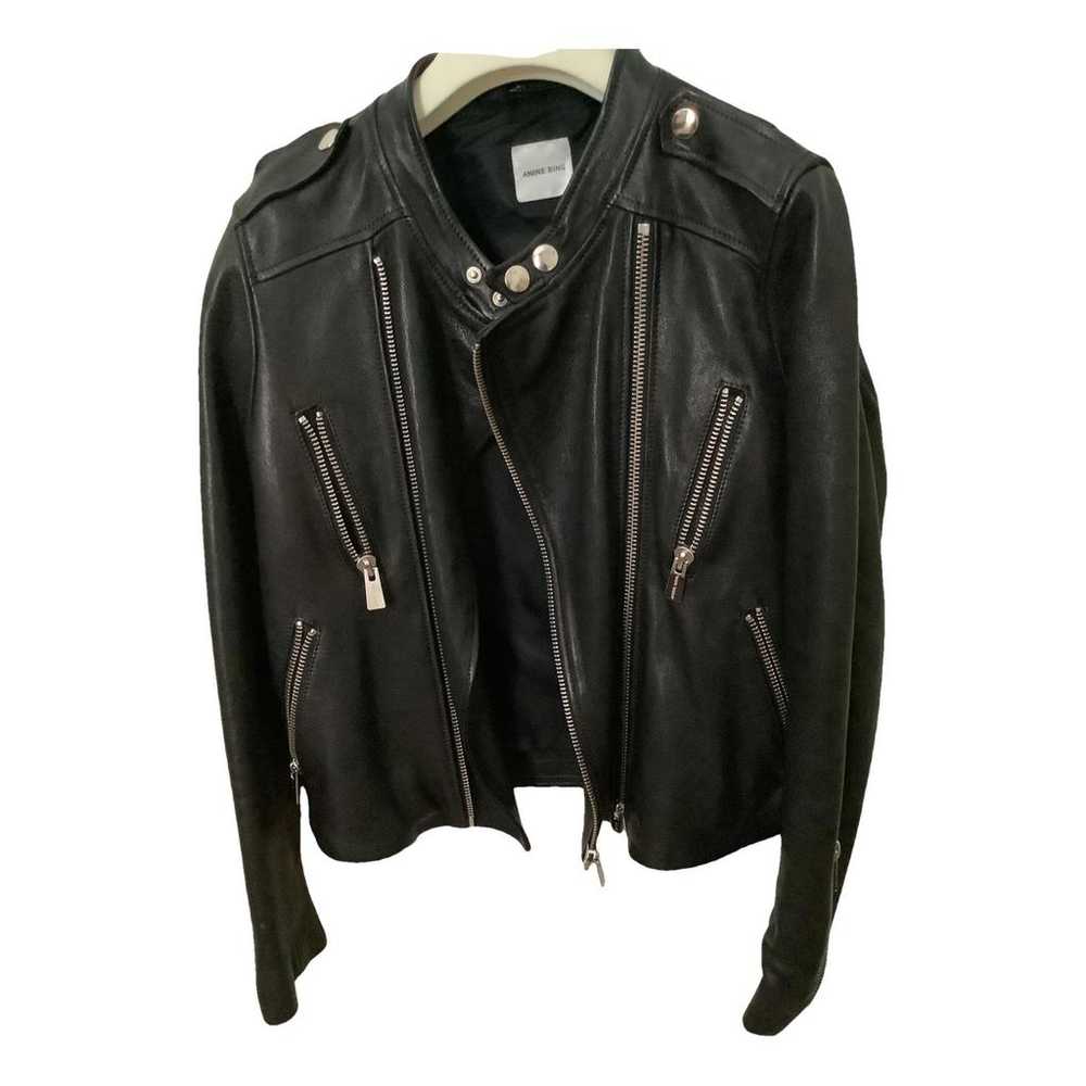 Anine Bing Leather biker jacket - image 1