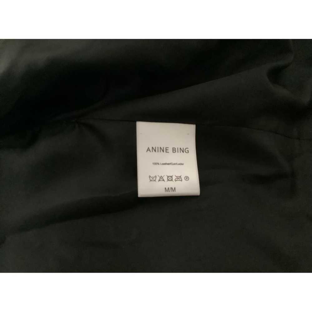 Anine Bing Leather biker jacket - image 4