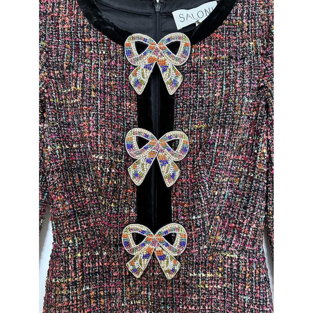 Saloni Tweed mini dress - image 6