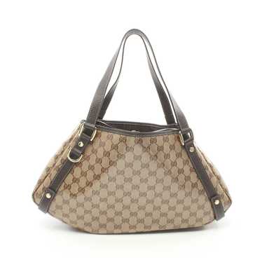 Gucci Abby GG Crystal Shoulder Bag Coated Canvas … - image 1