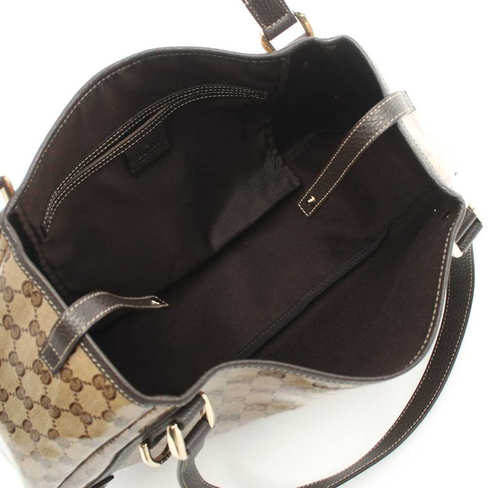 Gucci Abby GG Crystal Shoulder Bag Coated Canvas … - image 3