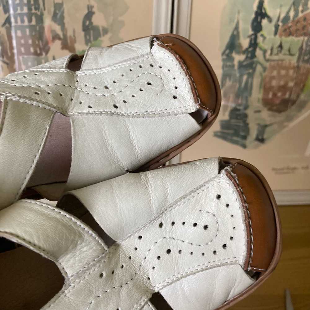 Rieker Antistress Antique White Leather Shoes Com… - image 7