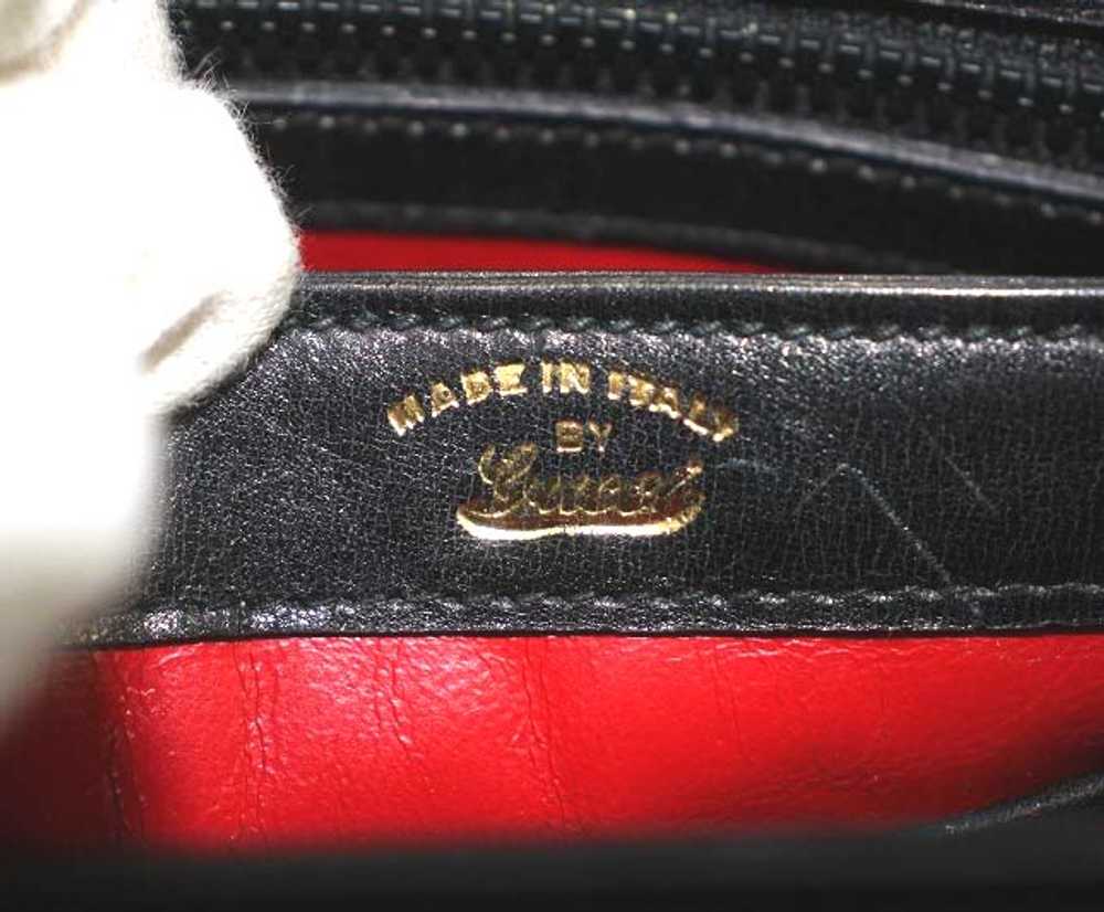 Gucci Old Vintage Top Handle Handbag One Turnlock… - image 3