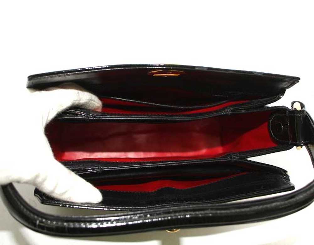 Gucci Old Vintage Top Handle Handbag One Turnlock… - image 4