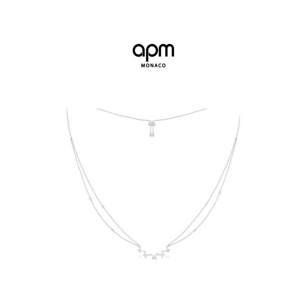APM Monaco Silver necklace - image 2