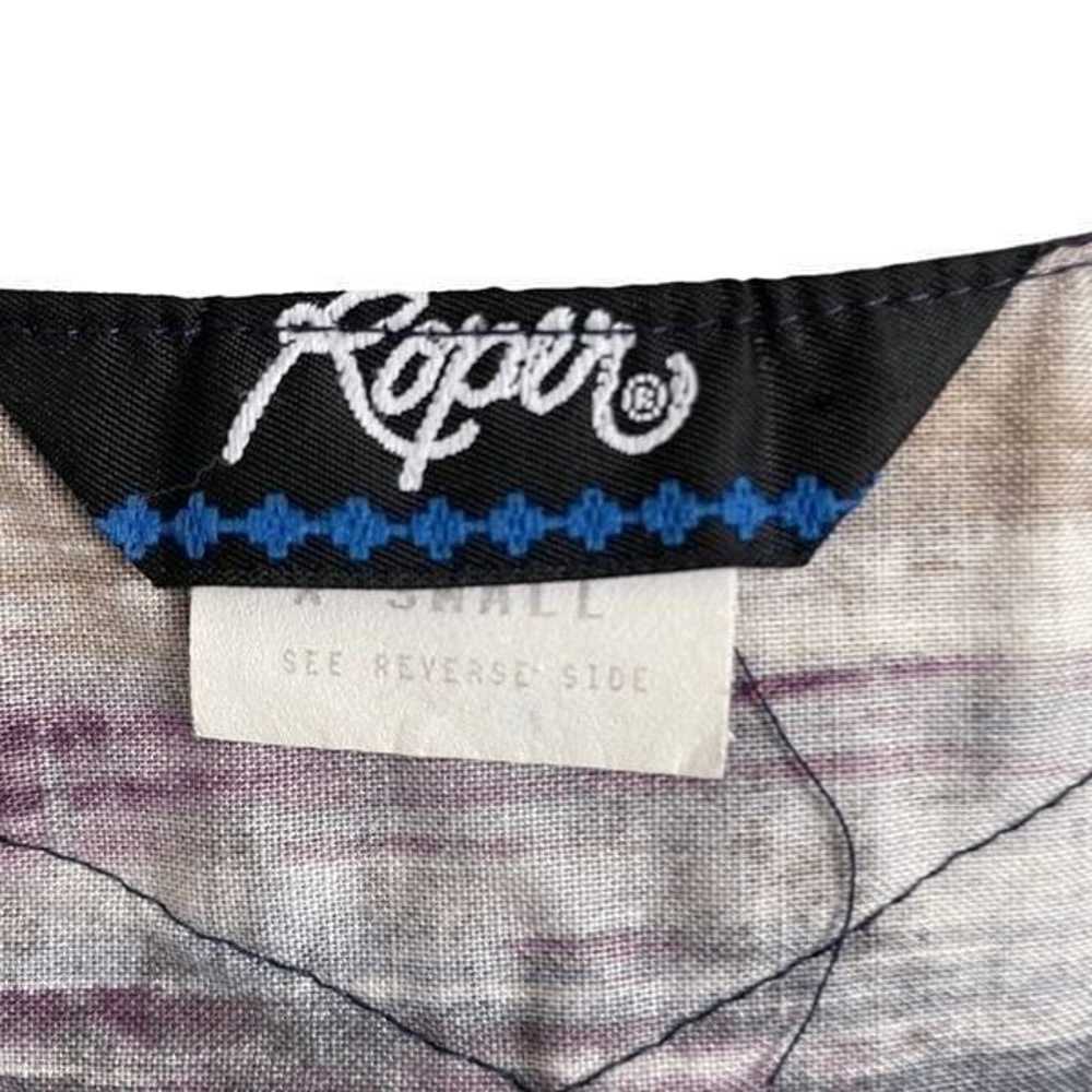 Vintage Roper Button Down Shirt Women's SZ XS Pur… - image 2