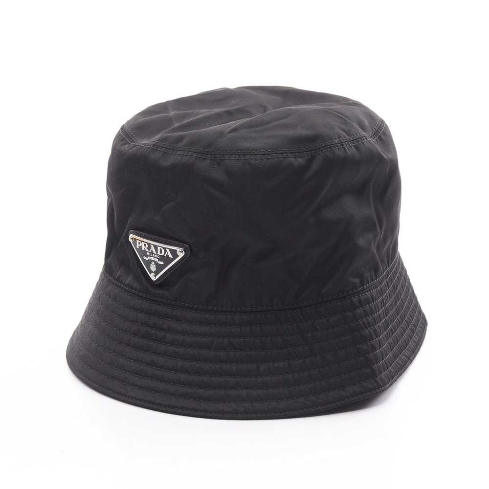 Prada Re-Nylon Bucket Hat Nylon Black Prada Logo … - image 1