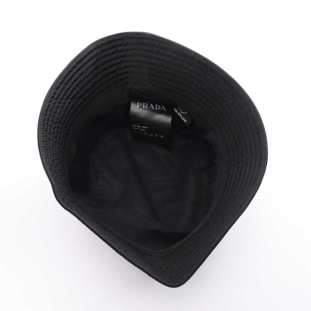 Prada Re-Nylon Bucket Hat Nylon Black Prada Logo … - image 3