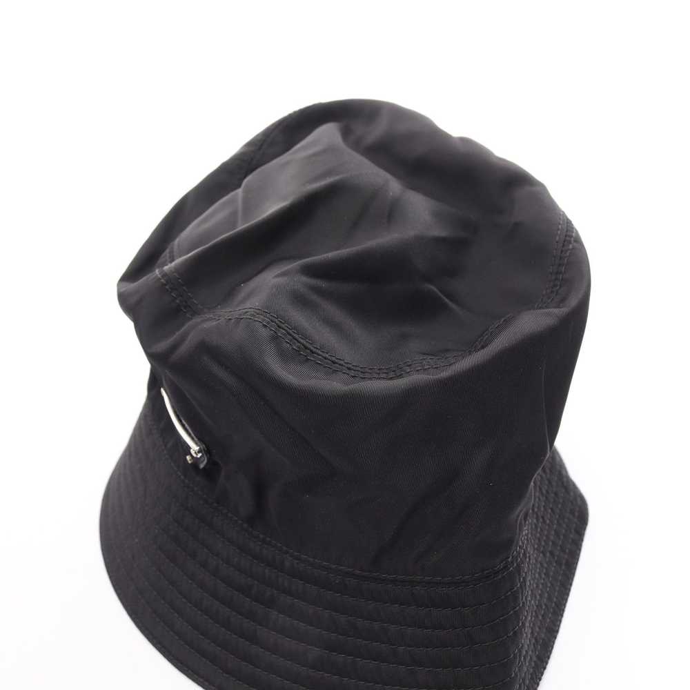 Prada Re-Nylon Bucket Hat Nylon Black Prada Logo … - image 8