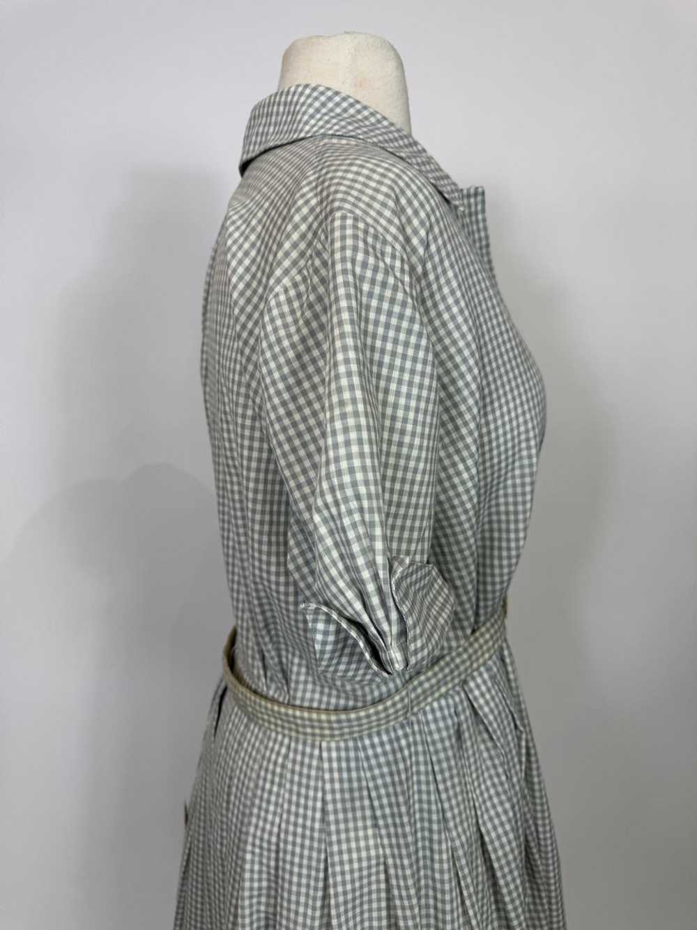 1950s - 1960s George Hess Blue and White Gingham … - image 6