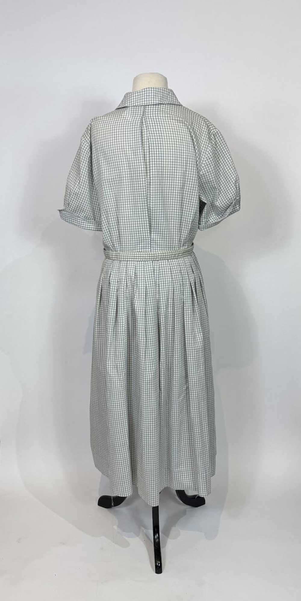 1950s - 1960s George Hess Blue and White Gingham … - image 7