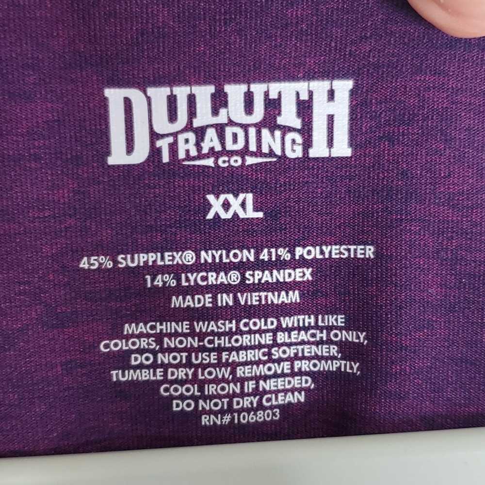 Duluth Trading NoGA Sleeveless Dress Stretch Purp… - image 5