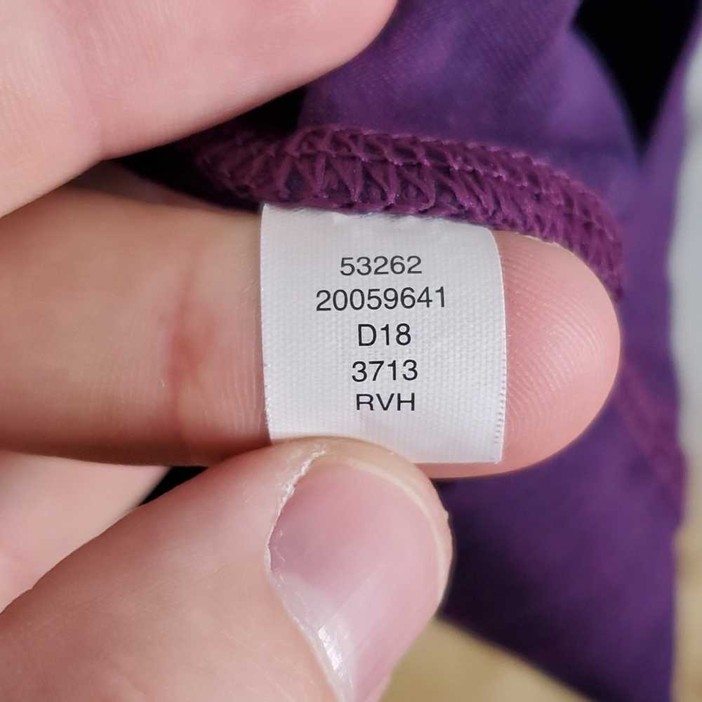 Duluth Trading NoGA Sleeveless Dress Stretch Purp… - image 6