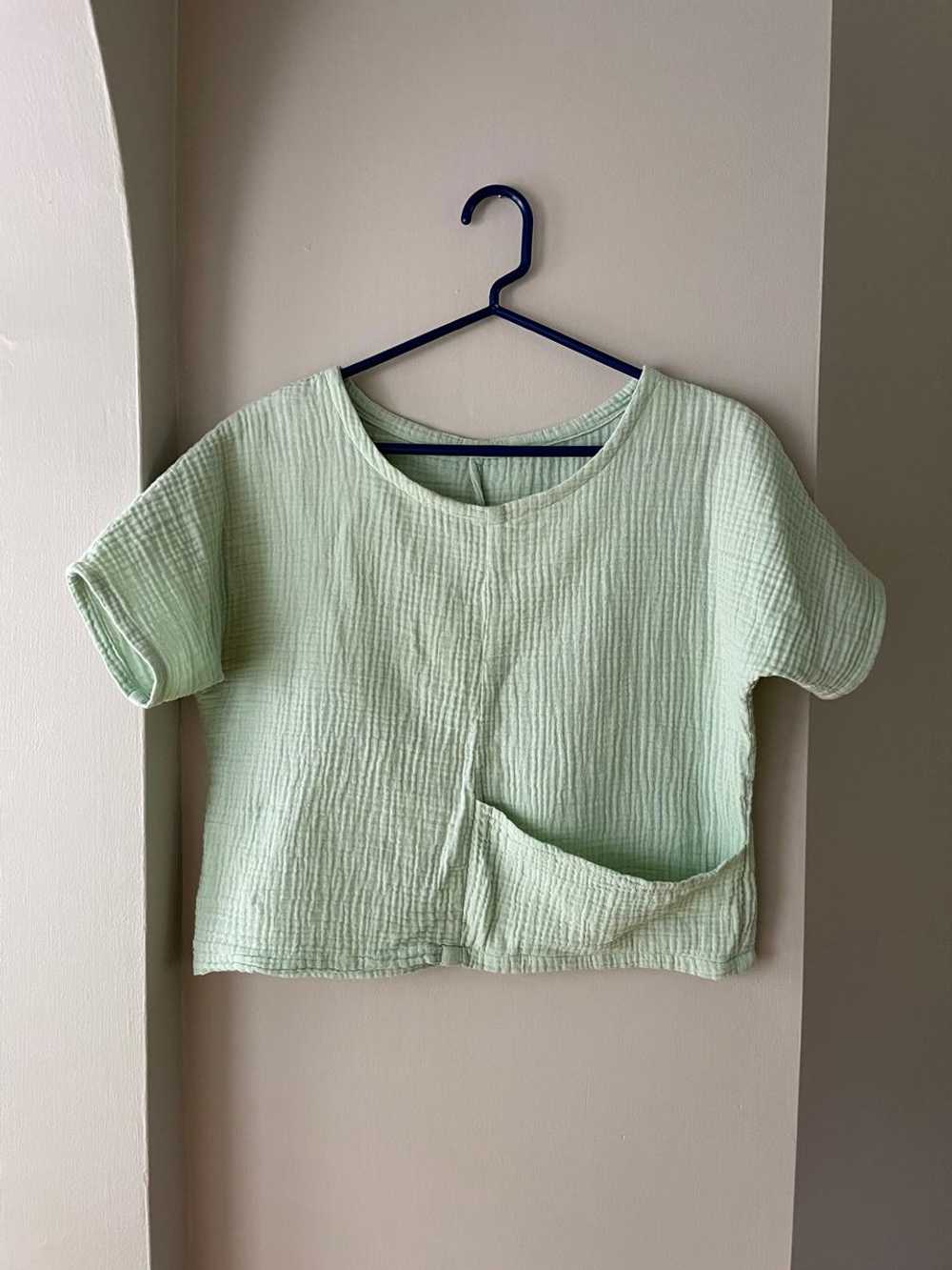 Handmade Pale Mint Cropped Box Top (XS) | Used,… - image 2