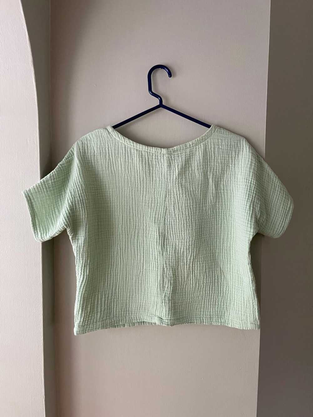 Handmade Pale Mint Cropped Box Top (XS) | Used,… - image 3
