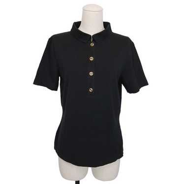 Vintage St. John Sport Polo Shirt Black Sz Medium - image 1