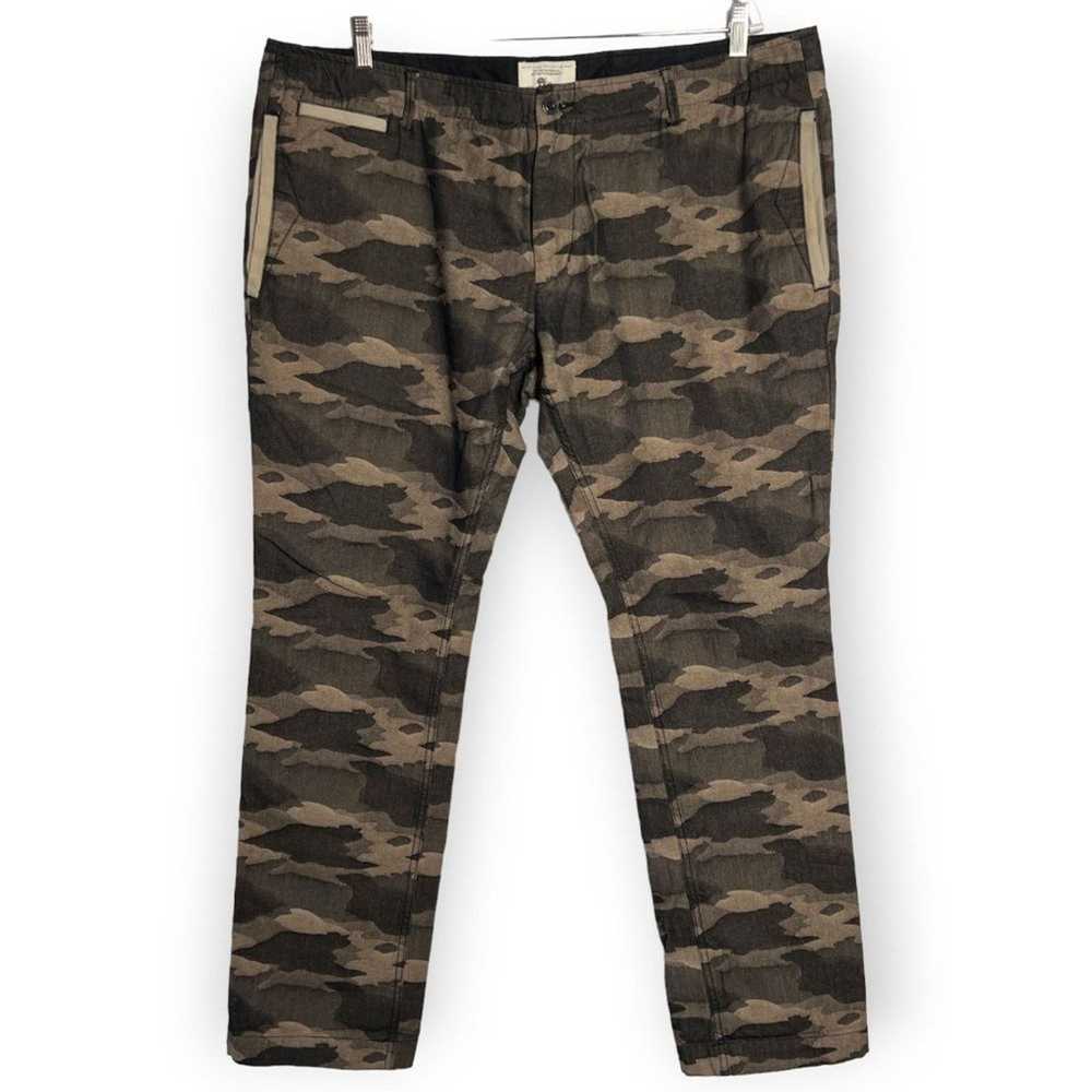 Prps PRPS GOODS Camo Chino Pants Mens 42 Brown Am… - image 1