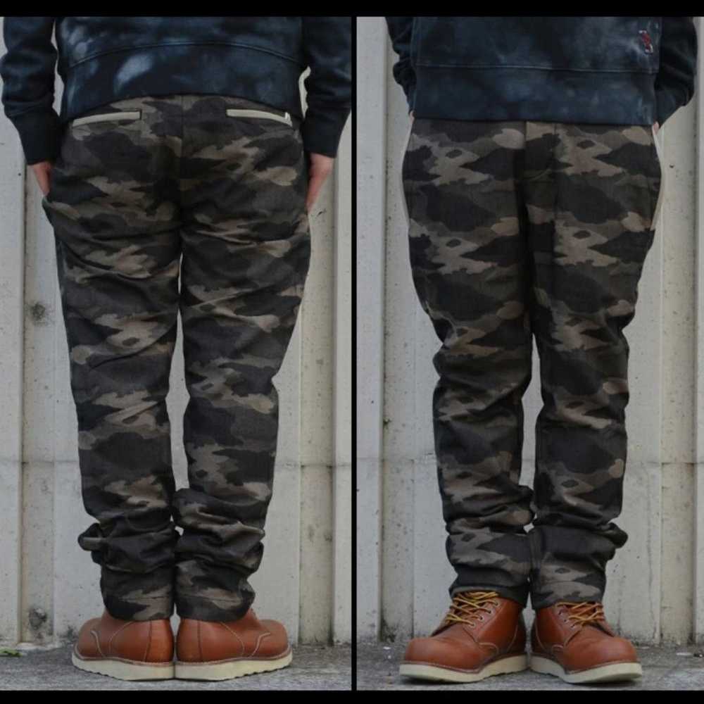 Prps PRPS GOODS Camo Chino Pants Mens 42 Brown Am… - image 3