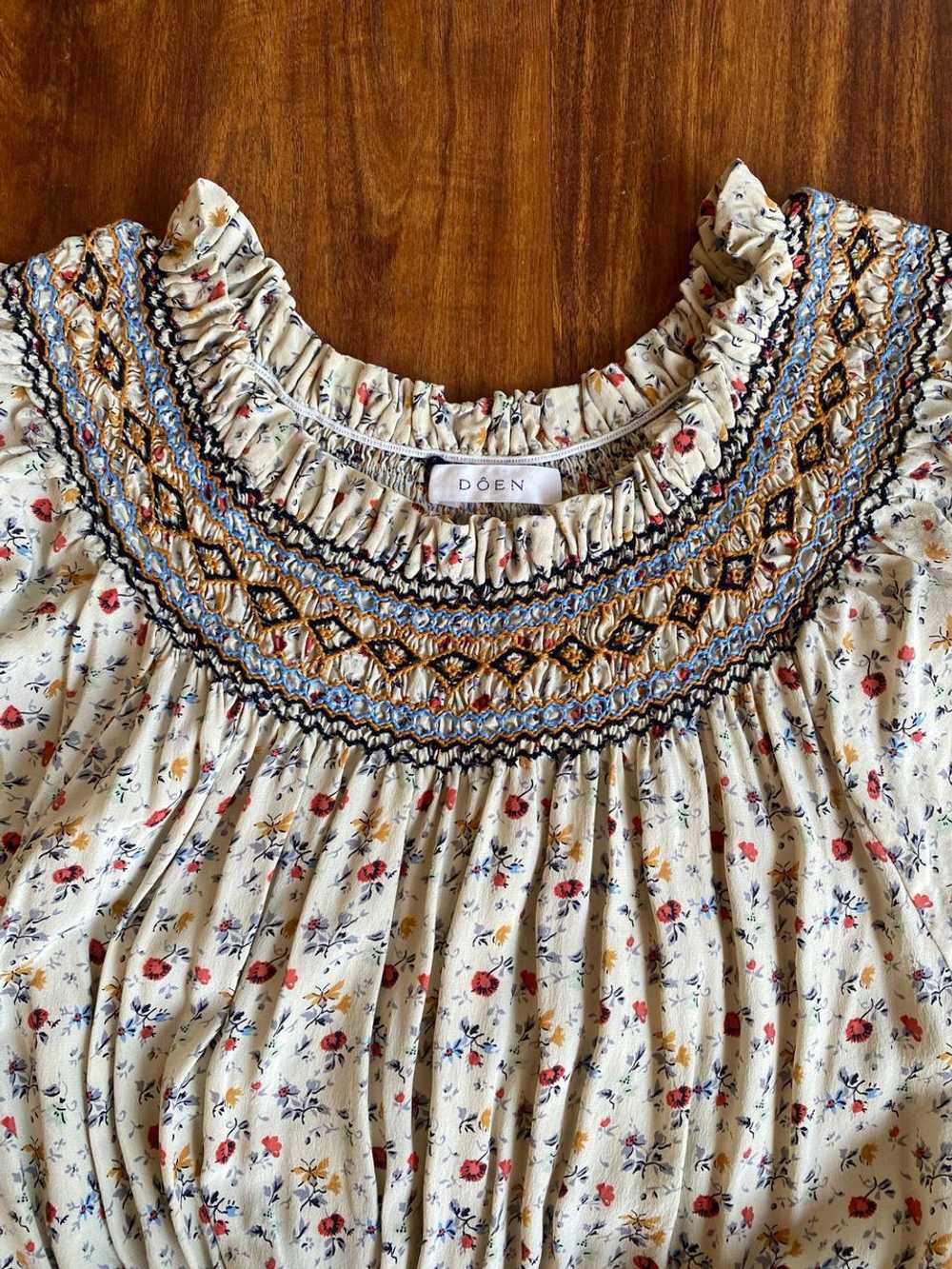 DŌEN Silk Floral Dress (S) | Used, Secondhand, Re… - image 3