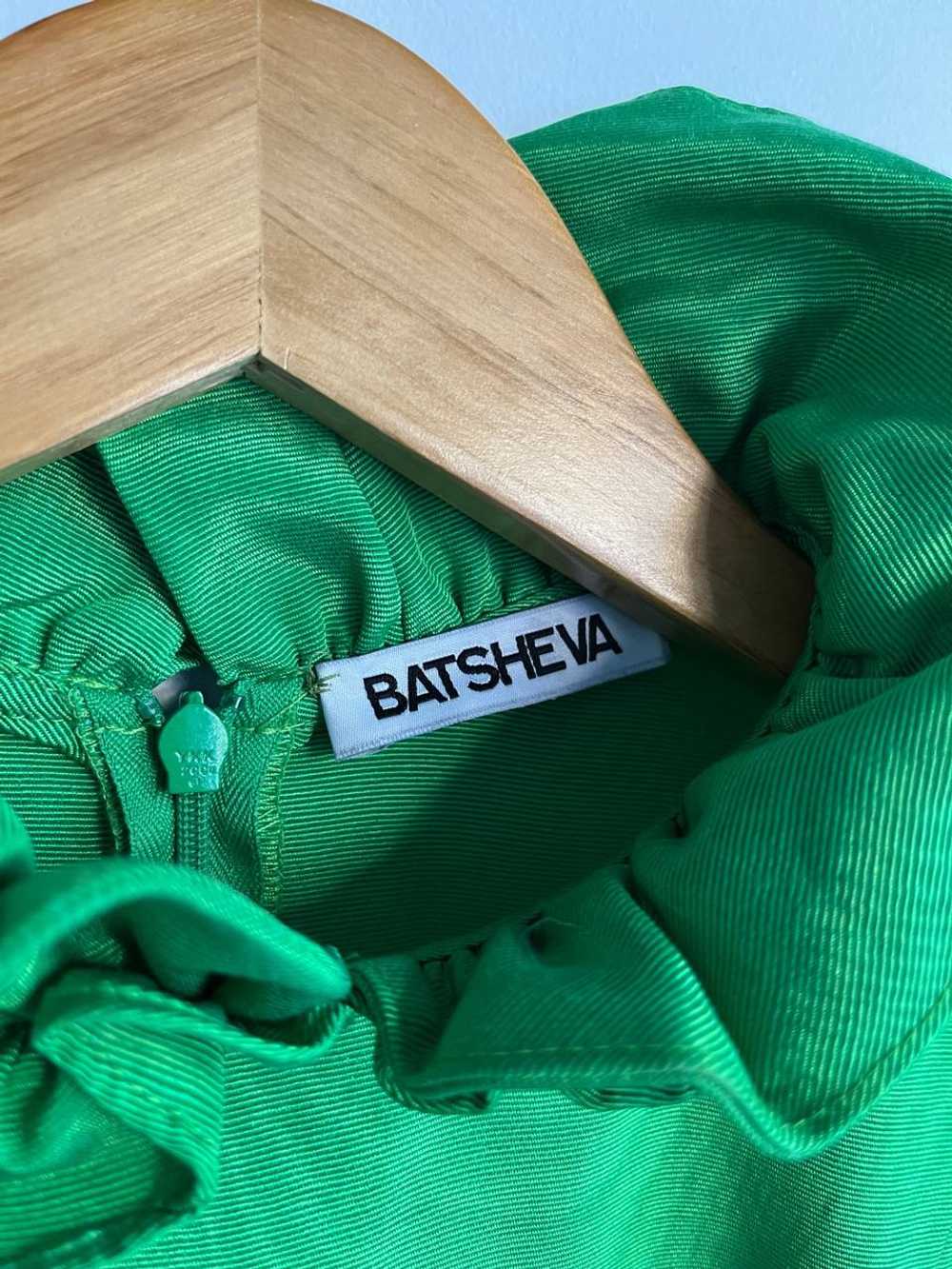 Batsheva Gathered Moiré Mini Dress | Used,… - image 3