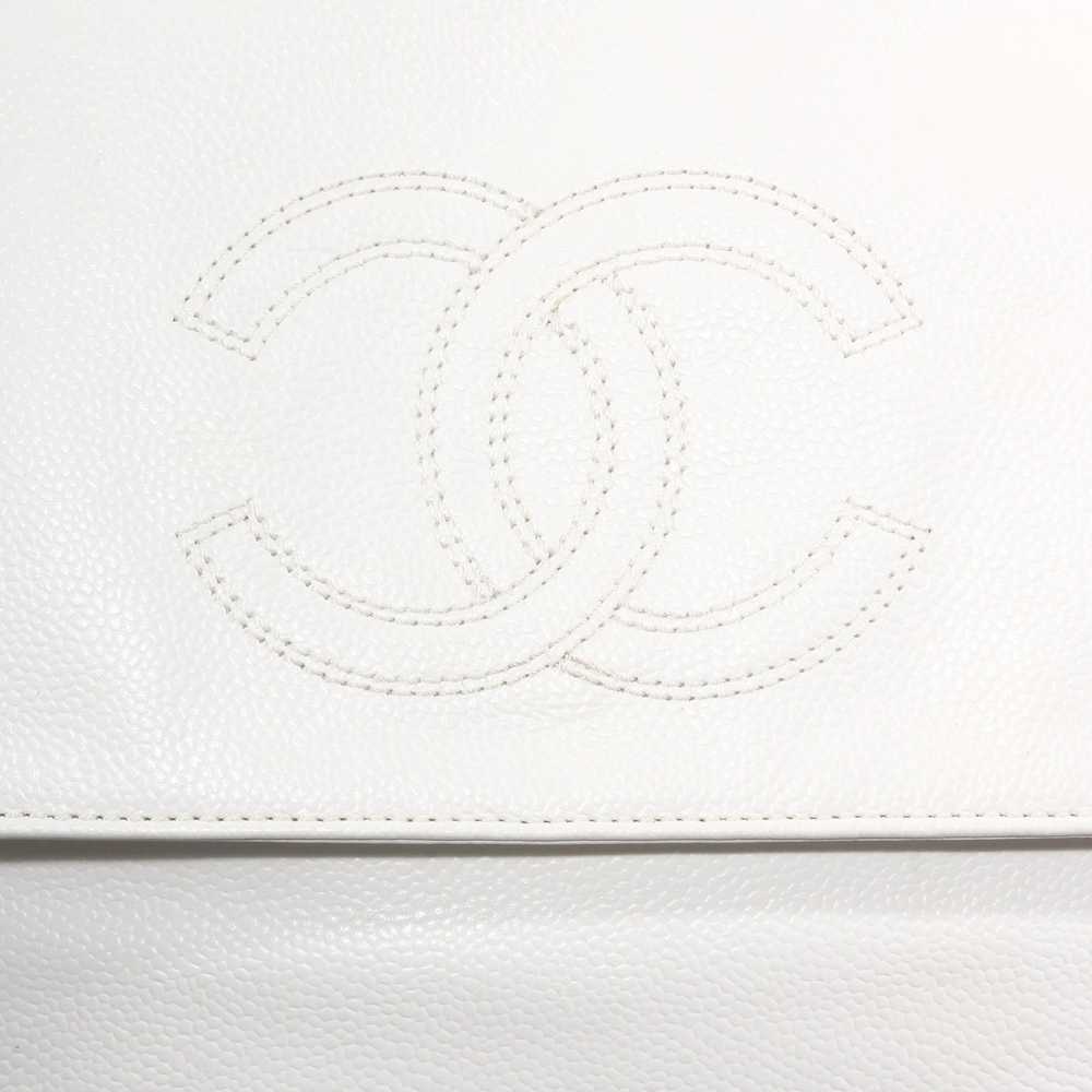 Vintage Chanel Leather Fold Over Crossbody Should… - image 7
