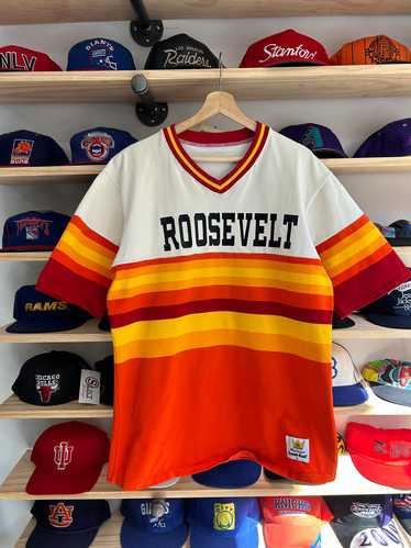 Vintage 80s Sand Knit Astros Rainbow Style Rooseve