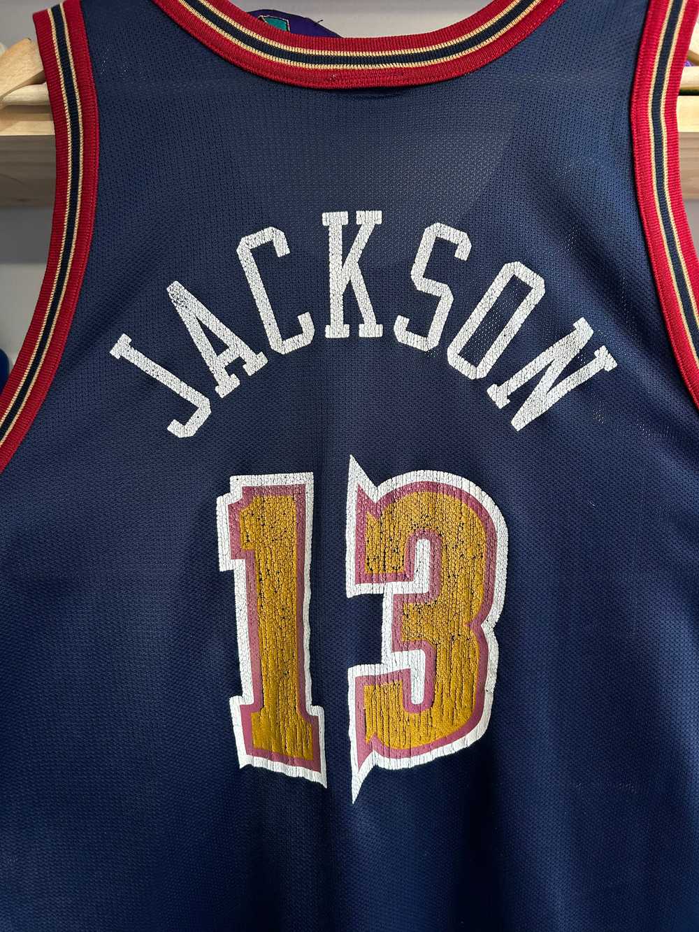 Vintage Champion Denver Nuggets Mark Jackson Jers… - image 4