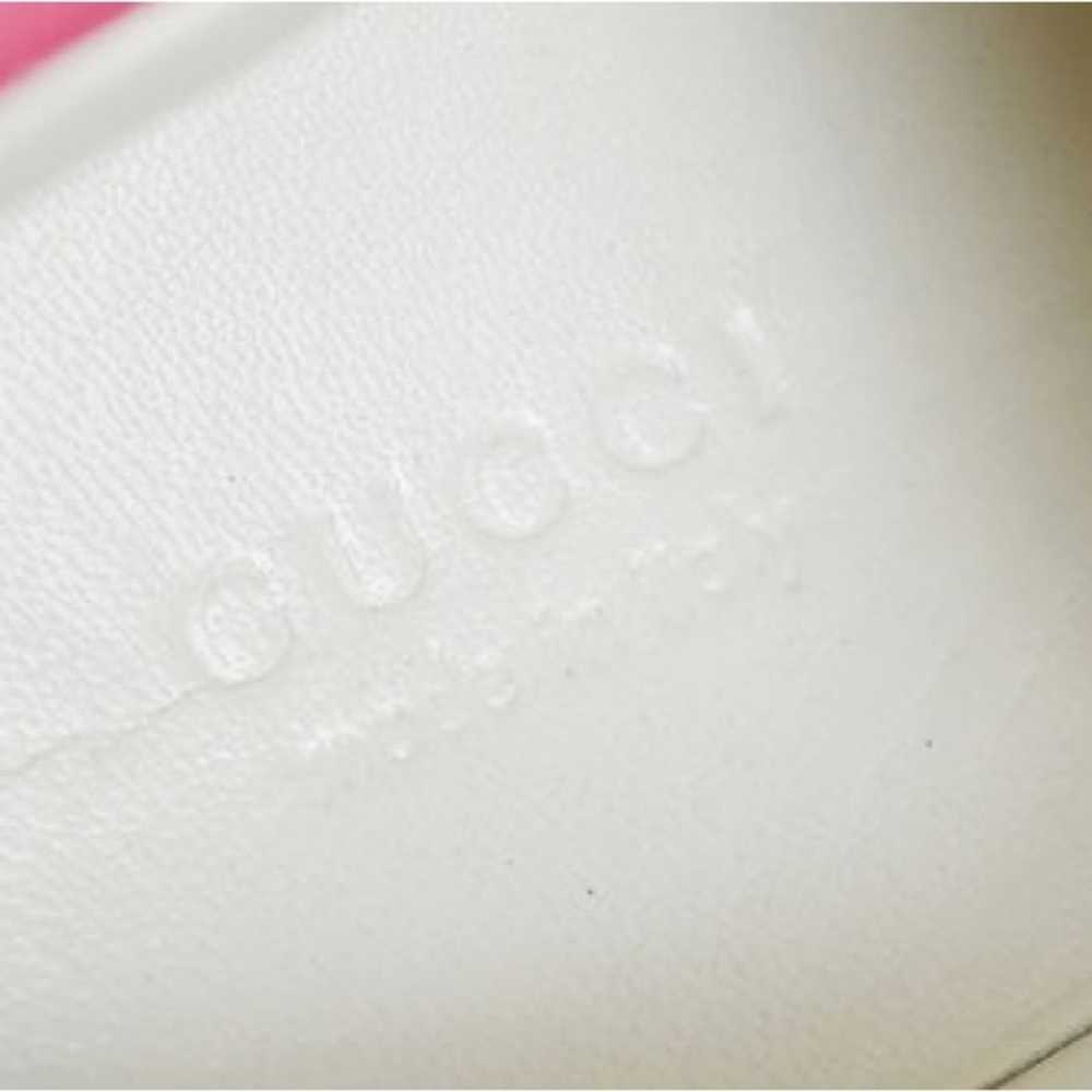 Gucci Pink Rhyton Leather Sneaker Size 7 - image 11