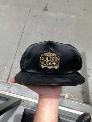Vintage Golden Nugget Satin Strapback Hat