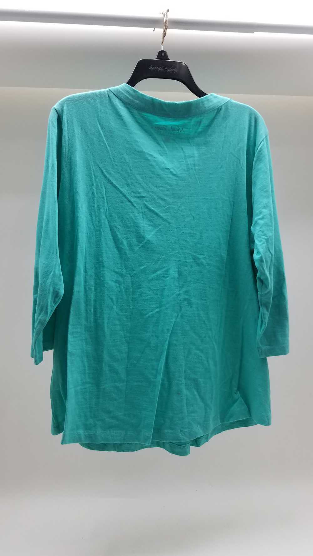 Women's NORTH RIVER Turquoise Blue Top XL - image 2