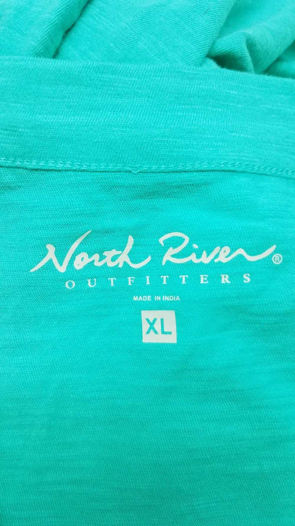 Women's NORTH RIVER Turquoise Blue Top XL - image 3