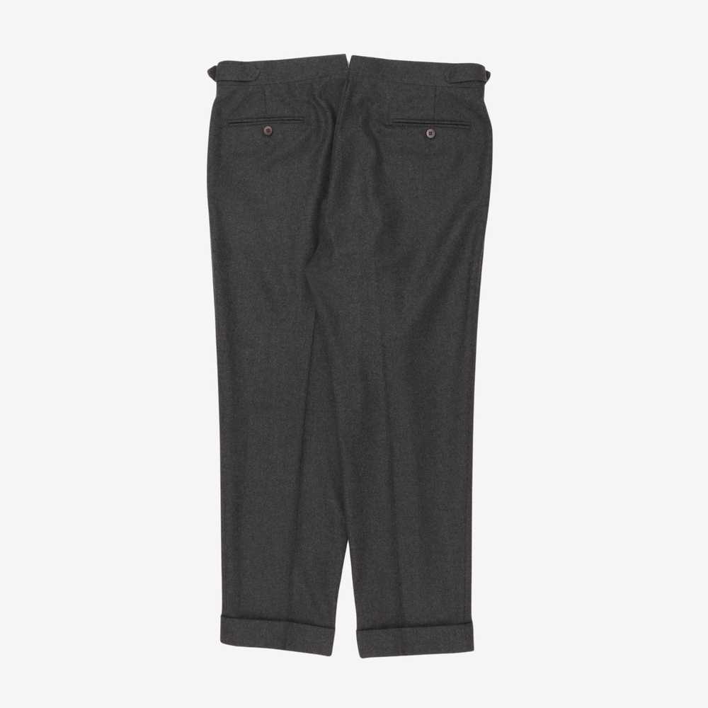 Stoffa Pleated Wool Trouser - image 2