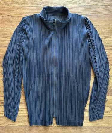 NWOT PLEATS PLEASE ISSEY MIYAKE Zip Collared Jacket, Size XL