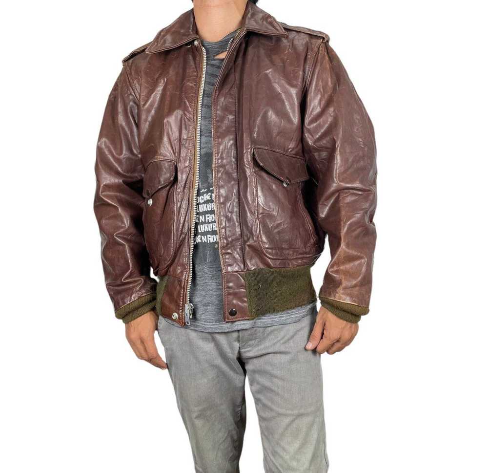 A2 Flyers Leather × Genuine Leather × Vintage ☀️V… - image 2
