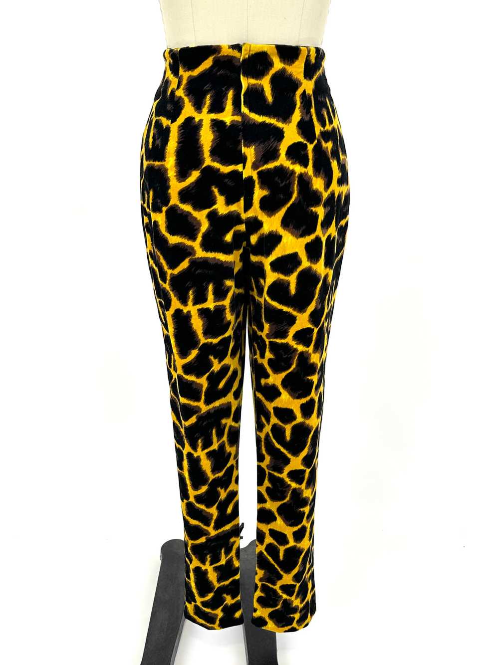 90s Istante Velour Cheetah Pants - image 4