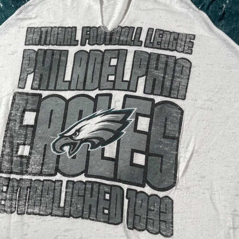 NFL Philadelphia Eagles Shirt Womens Large White … - image 3