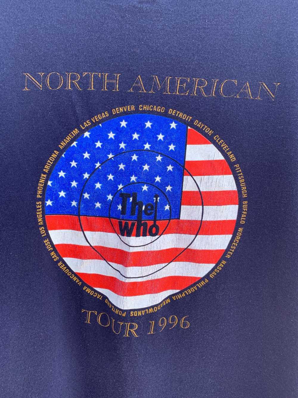 1996 THE WHO QUADROPHENIA TOUR SINGLE STITCHED T-… - image 4