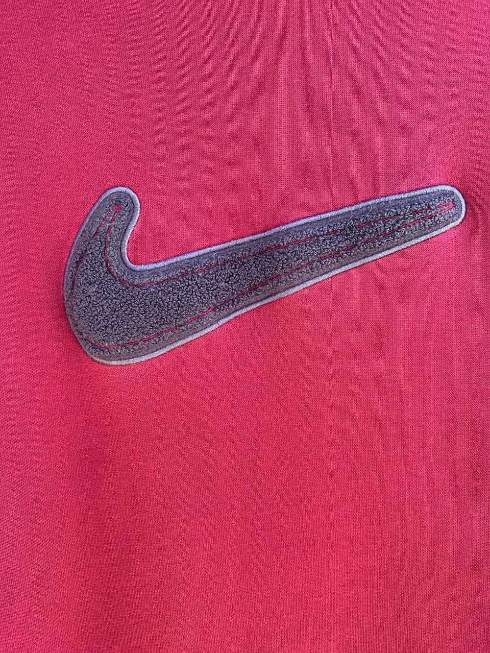 CHENILLE EMBROIDERED NIKE SWOOSH PULLOVER HOODED … - image 3