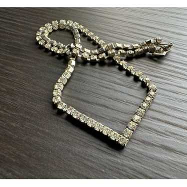 Vintage Sparkling Rhinestone Necklace - image 1