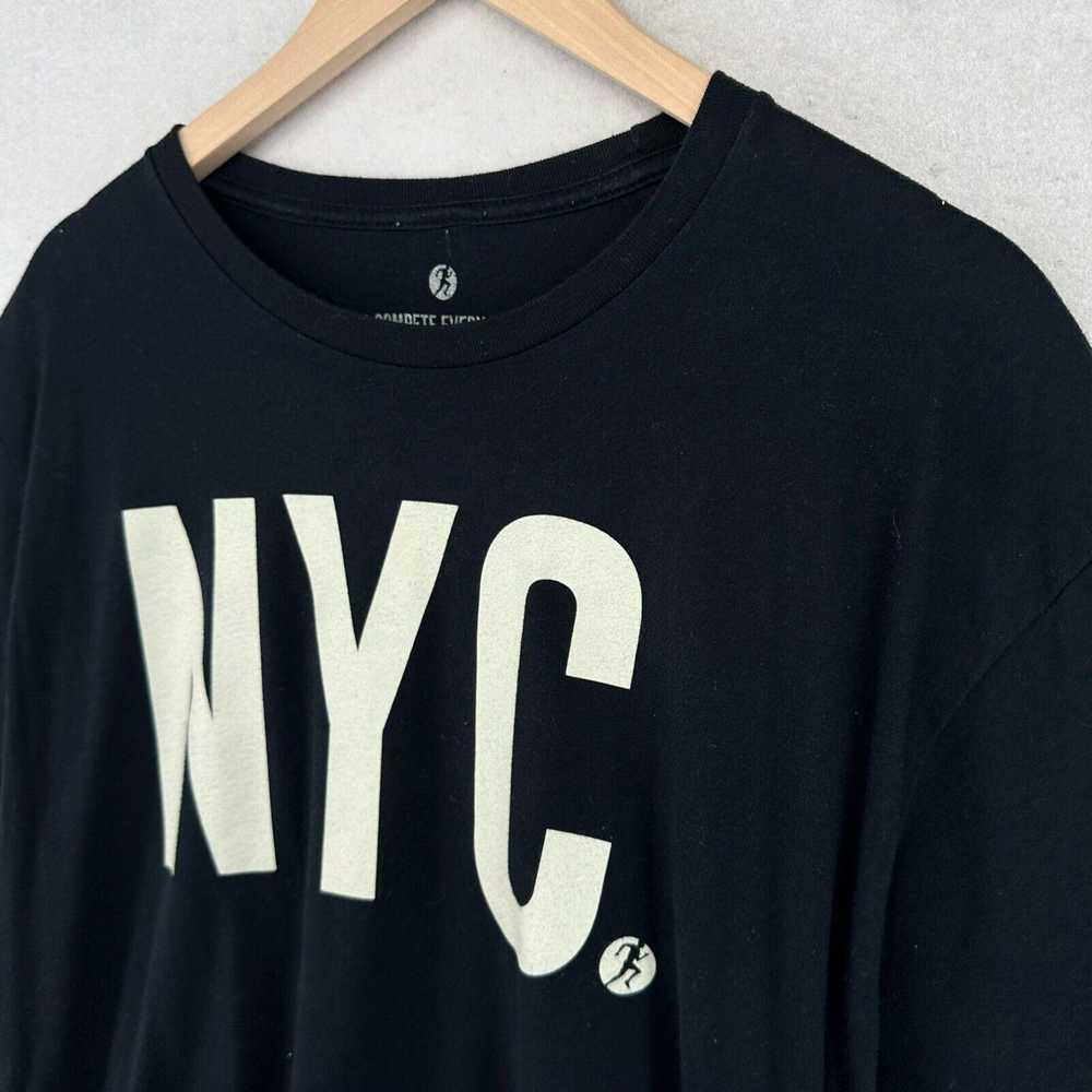 Vintage NYC Shirt Mens M COMPETE EVERYDAY NEW YOR… - image 3